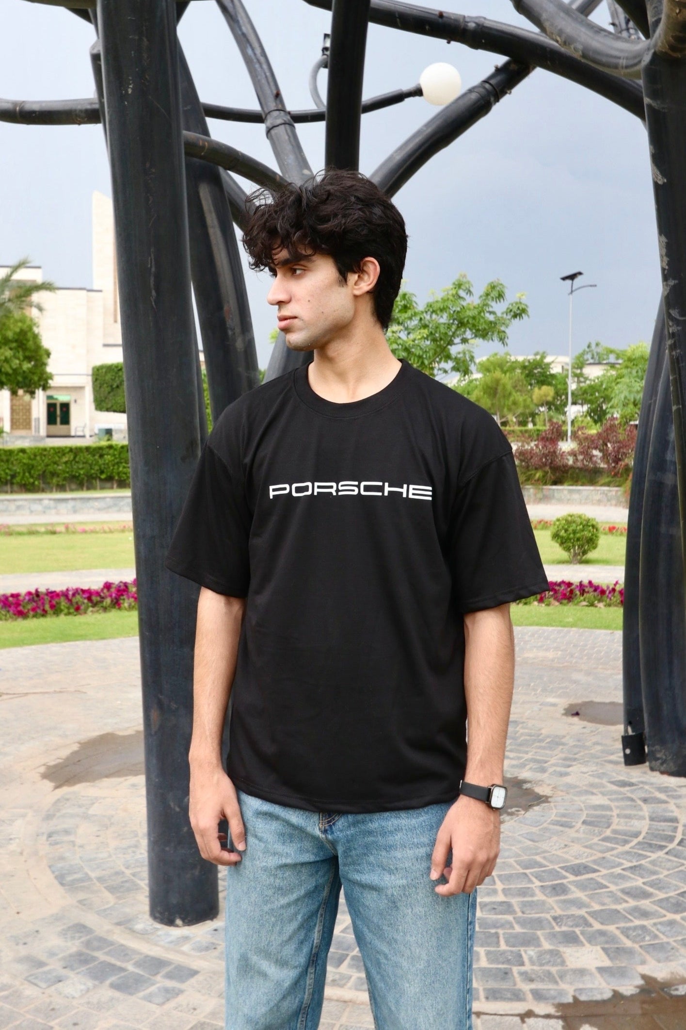 NEED MONEY FOR PORSCHE (BLACK) - OVERSIZED