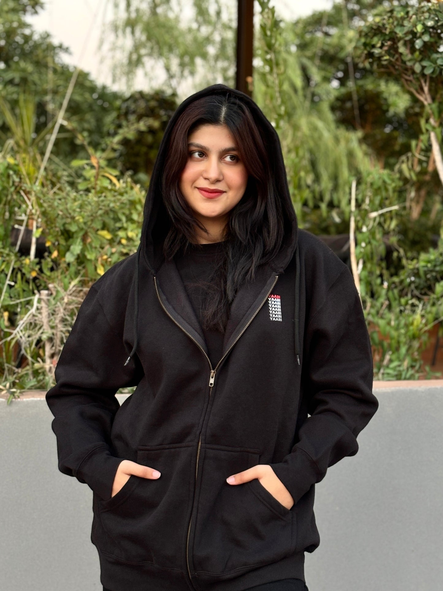 "Yaari" Zipper Hoodie